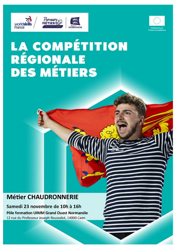 2024-10-24 Affiche compétition régionale Normandie _métier_chaudro